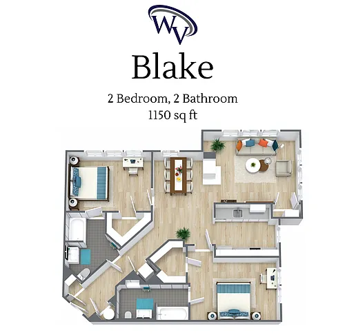 Floor plan Upgraded Blake