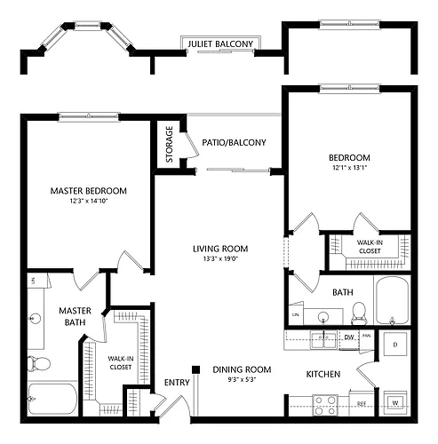 Floor plan A-C1S