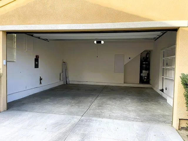 Large 2-car garage