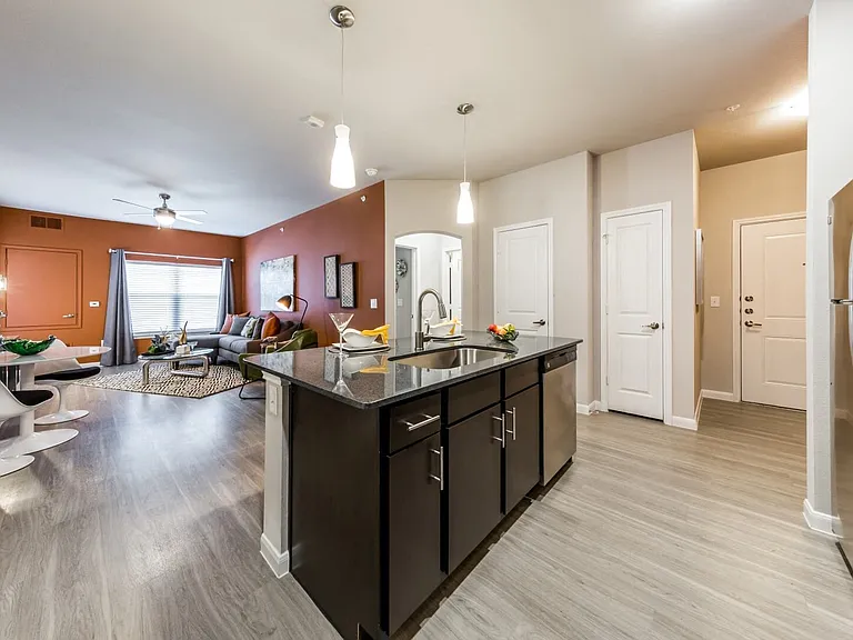 Model 1 - Open Floor Plan with Kitchen Island