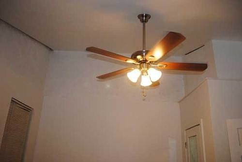 Cathedral Ceiling with Fan