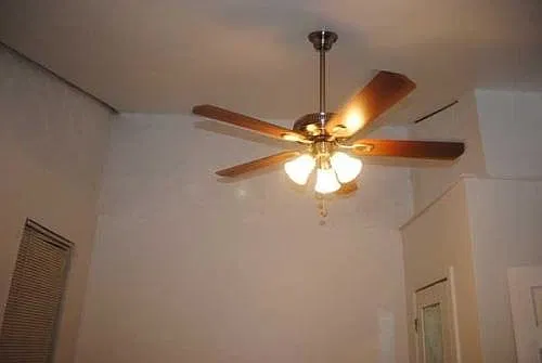 Cathedral Ceiling with Fan