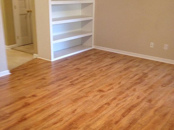 Front Living Room with Bookcase Built In