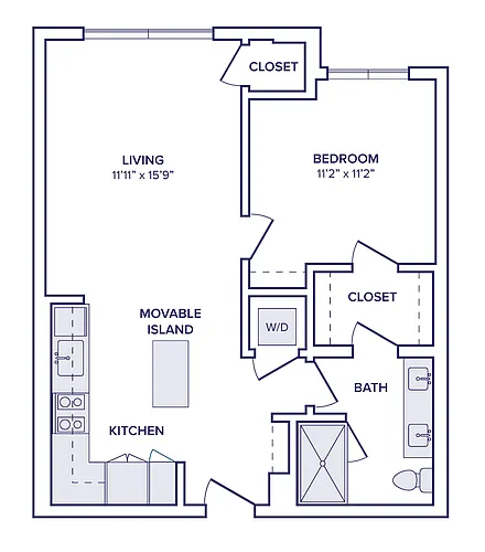 Floor plan A02 - North Tower