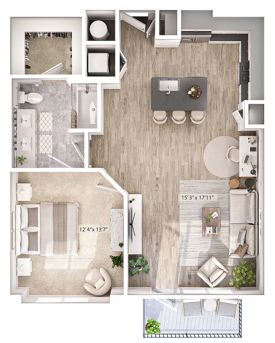 Floor plan A2B