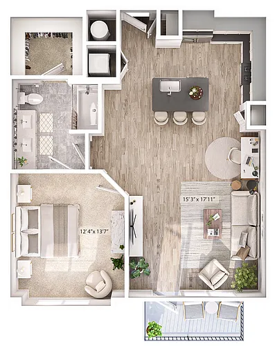 Floor plan A2B