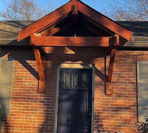 Beautiful Wood Portico