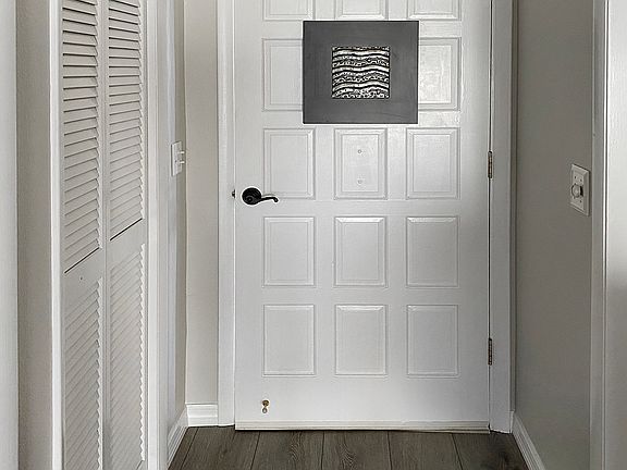 Inside front door
