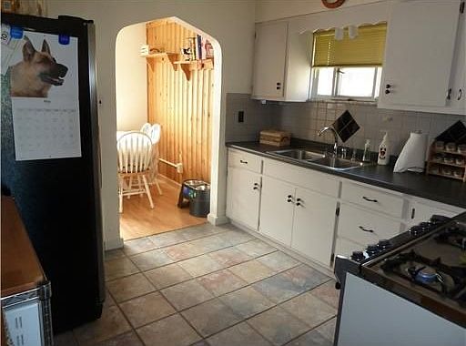 Here's a second view of the kitchen which leads to the dining room