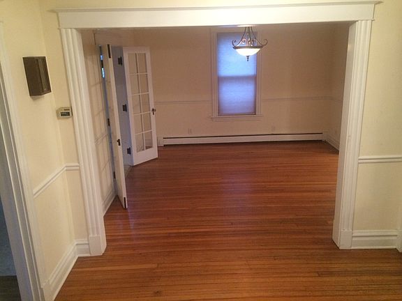 Separate Dining Room with hard wood floors
