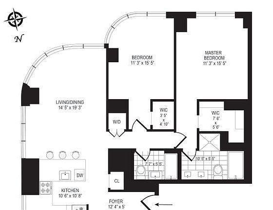 2nd image of 555 W 59th St APT 19F