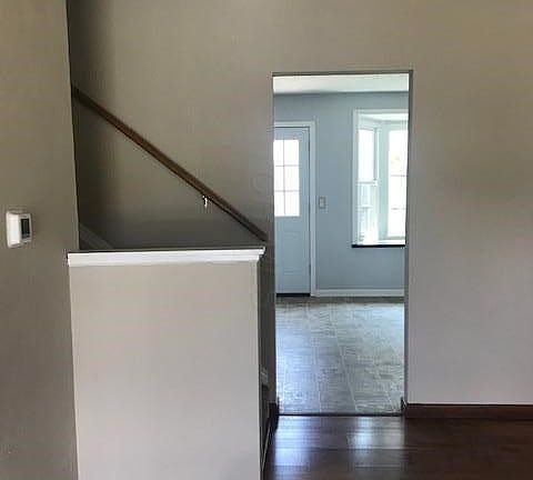 Into kitchen