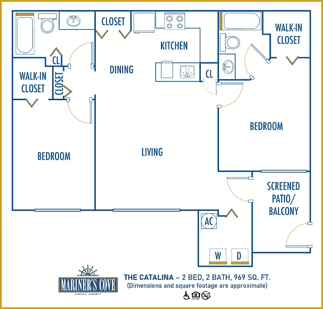 Floor plan THE CATALINA