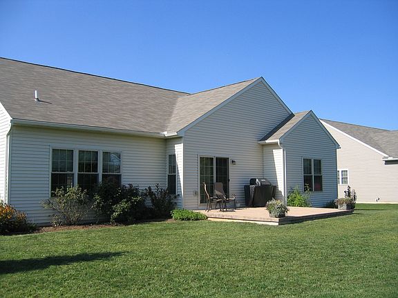 Rear view of house