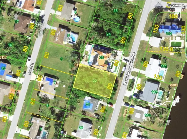 570 W TARPON BOULEVARD NW LOT 22, PORT CHARLOTTE, FL 33952