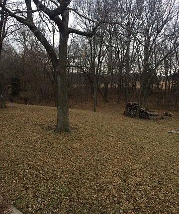 Backyard view from deck