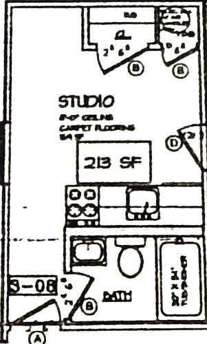 Floor plan Studio C