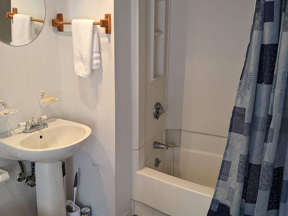Bath with tub and shower