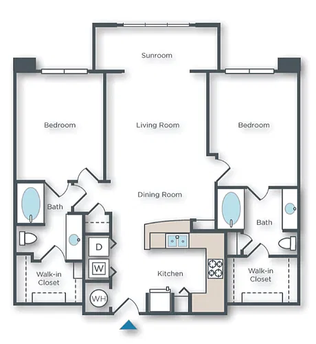 Floor plan Elm B