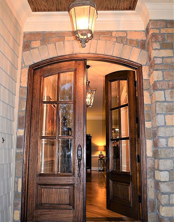 Welcoming front entrance