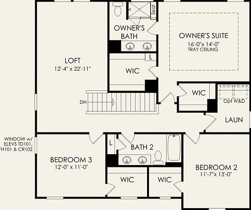 Second Floor 3 br 2 ba