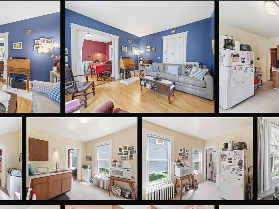 Living room, kitchen, bedroom