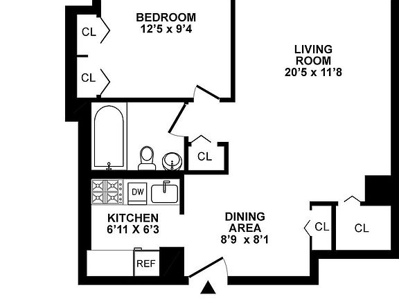 2nd image of 230 W 55th St APT 8a