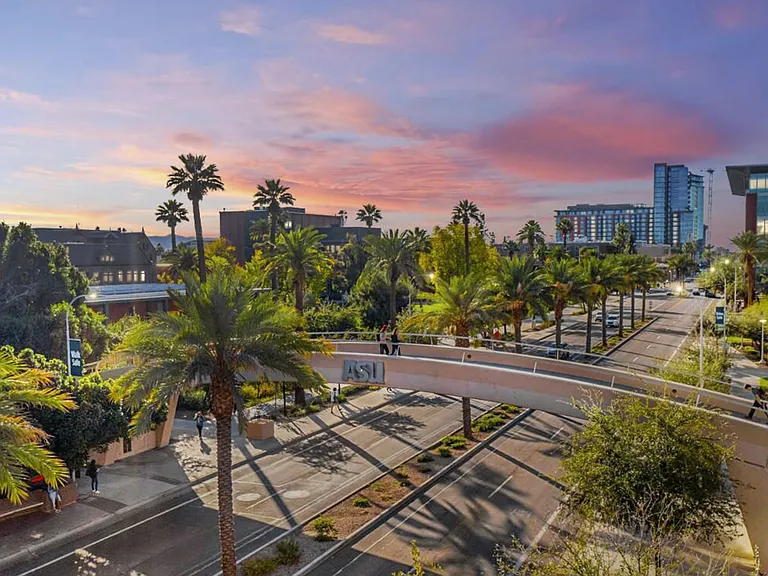 Arizona State University just down the street.