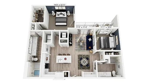 Floor plan B21