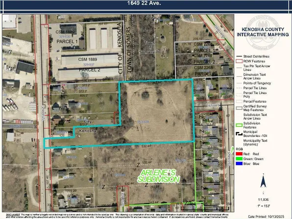 1649 22ND AVENUE, Kenosha, WI 53140