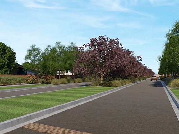 Rendering Proposed Drive at Wales Ranch