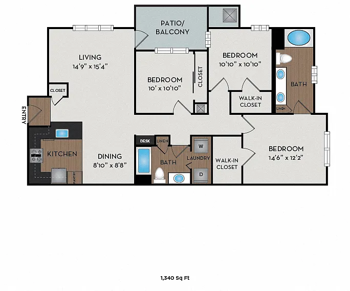 Floor plan The Waterville