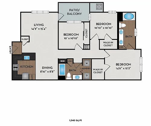 Floor plan The Waterville