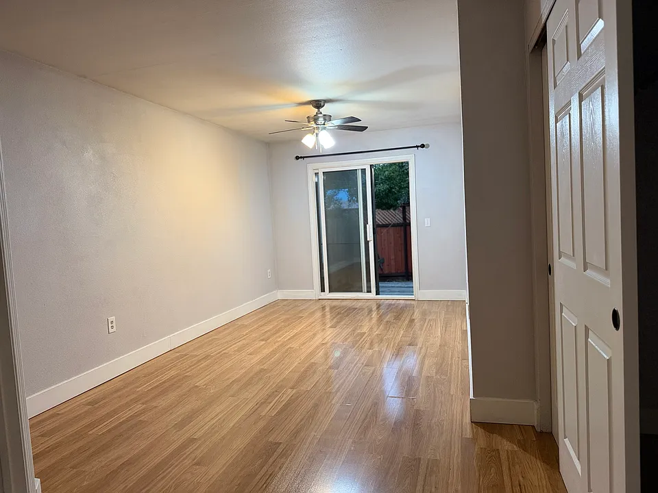 Principal bedroom with slider door to back deck. Newer full bath with tub.