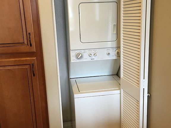 Stacked Washer and Dryer in Unit