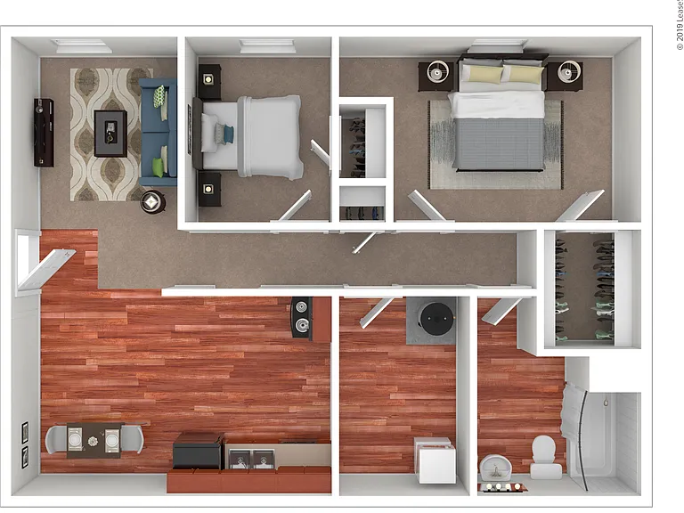 2 Bed 1 Bath