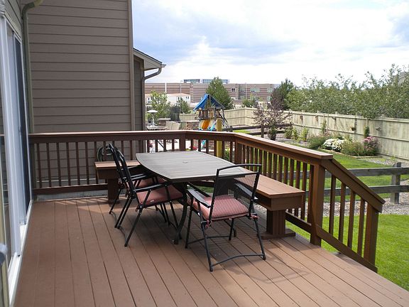 Back deck view of 23057 Cleveland Drive, Parker Co 80138