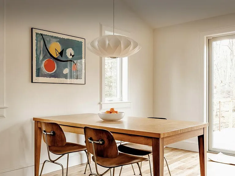 dining table - looks out onto back property