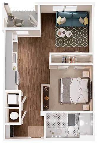 Floor plan S1B