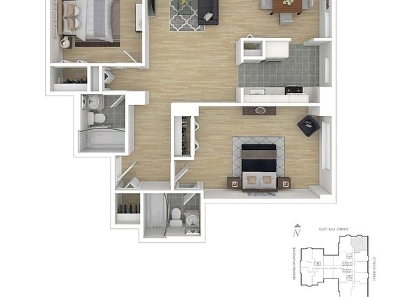 3rd image of 151-155 E 31st St #E6b