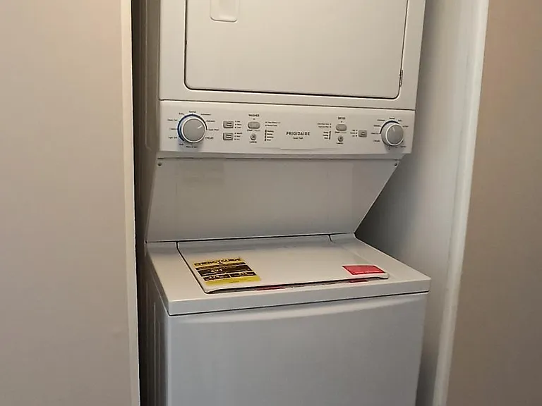 In unit washer and dryer