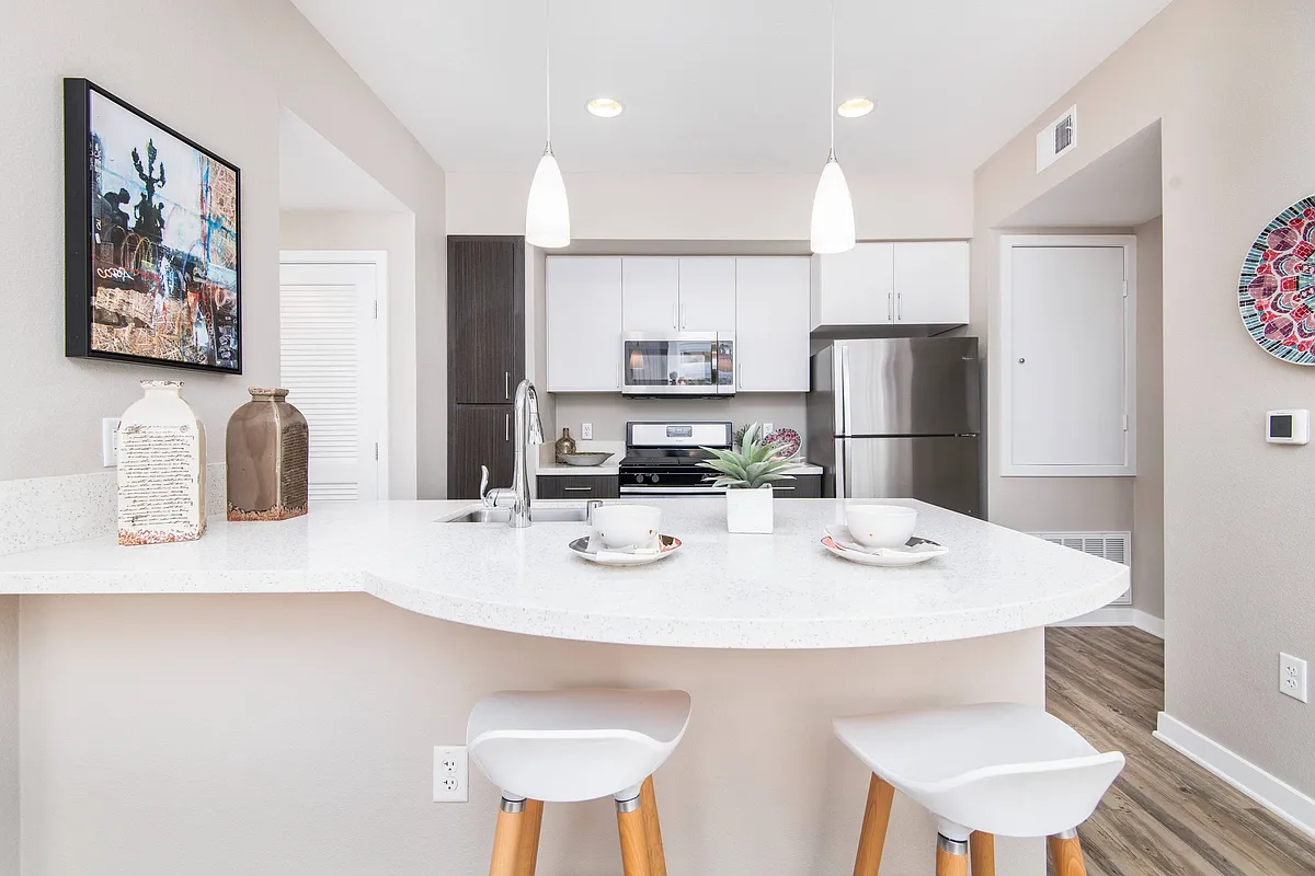 Contemporary kitchen designed for cooking and connection. - Enclave Otay Ranch