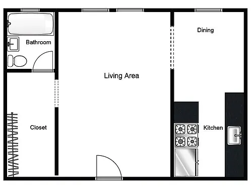 Floor plan Studio