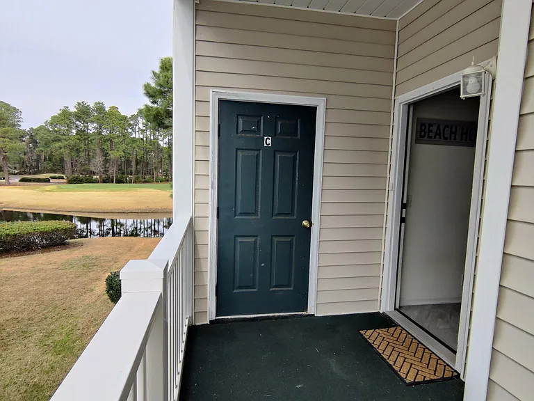 front door to the right