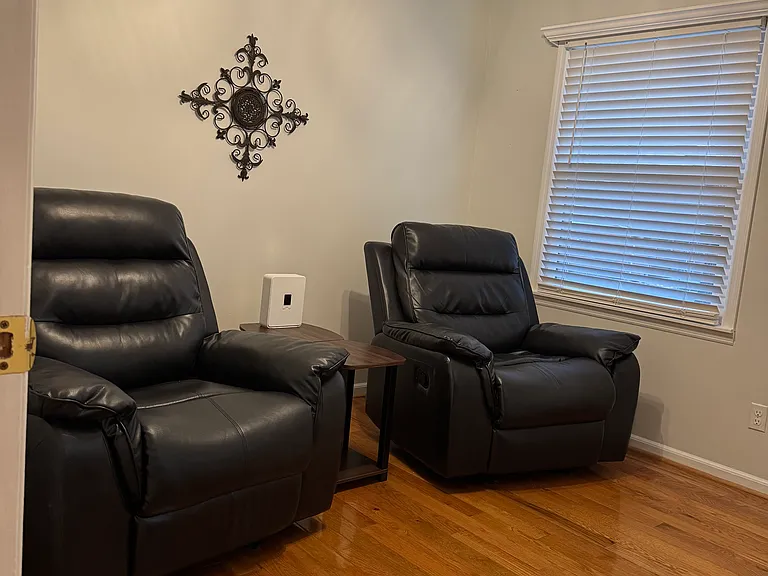 3rd bedroom is home office (Landlord is willing to replace with bedroom furniture).