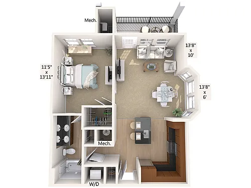Floor plan A4-5-775-sq