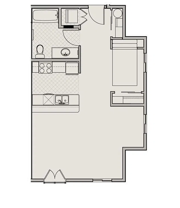Floor plan Studio H