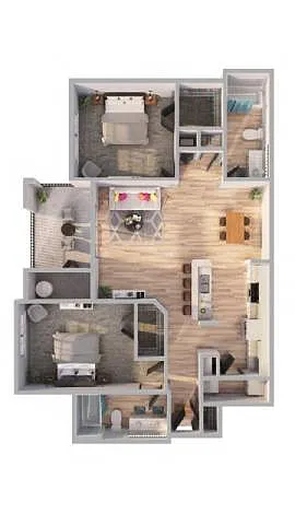 Floor plan B2A