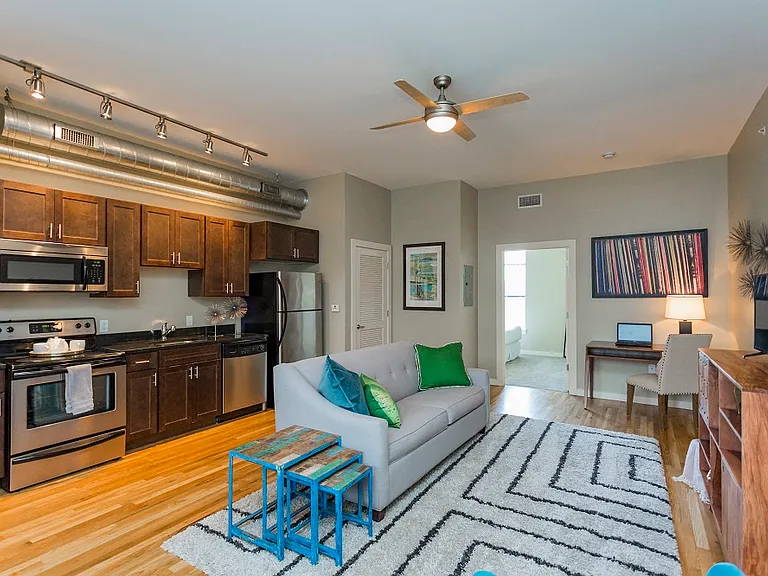 Living Room and Kitchen