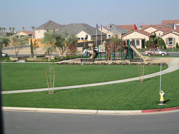 View of the park form upstairs